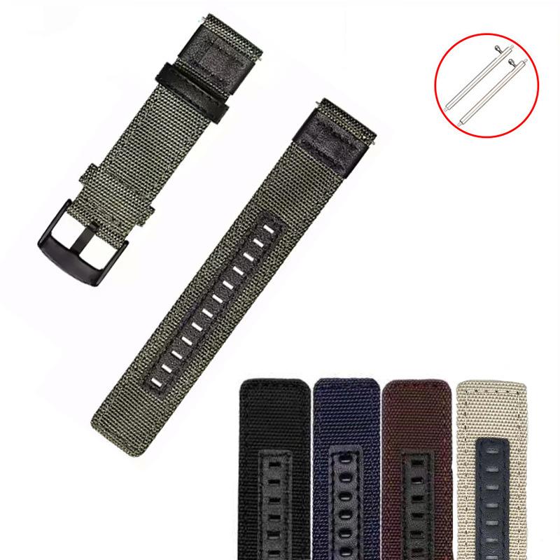 Armband für Garmin für Venu 2 Plus Smart Watch Band 18 20 22 mm Nylon Lederriemen Damen Armband Venu 2 2S SQ Handgelenkriemen Correa Gürtel