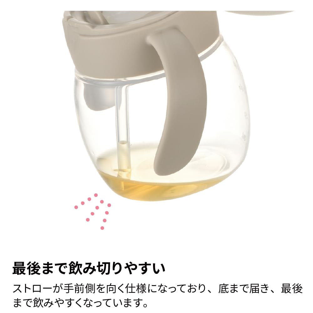 Richell Try Wide Straw Mug R Duck 270ml, Leak-Proof Spill-Proof Baby Sippy Cup, Polypropylene, Dishwasher & Boil Safe, for 5 Months and Up (120761)