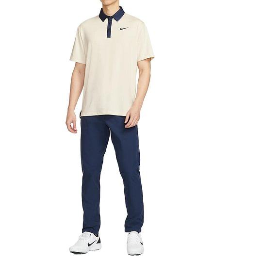 Nike TOUR DRI FIT Golf Clothing Men's Light Ivory White FZ7502-110
