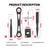 Lure Fishing Reel Maintenance Tools, Spool Bearing Pin Remover, Repair and Disassembly Wrench Set, Baitcasting Reel Modification