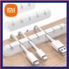 Силиконовый органайзер-намотчик для USB-кабелей, круглые зажимы для зарядного провода, держатель-зажим на клейкой основе для проводов, для домашнего офиса
