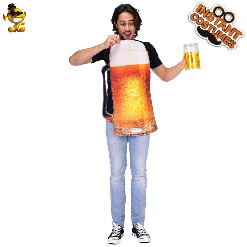 Carnival funny costumes beer festival clothes into men's and women's beer stage performance costumes
