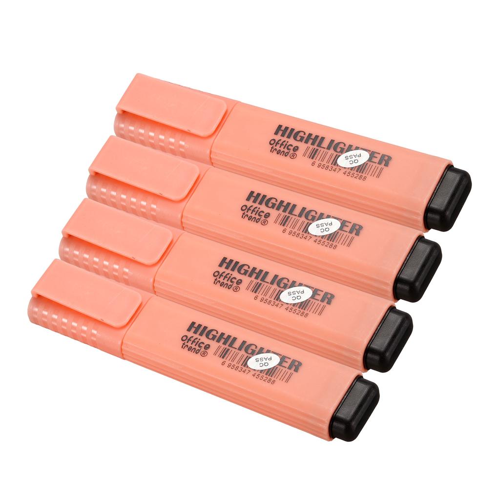 Pachet 4/6 Pixuri Highlighter Fermecătoare Uscare Rapidă Vârf Lat Marcatoare pentru Subliniere și Scris Rechizite Școlare Papetărie