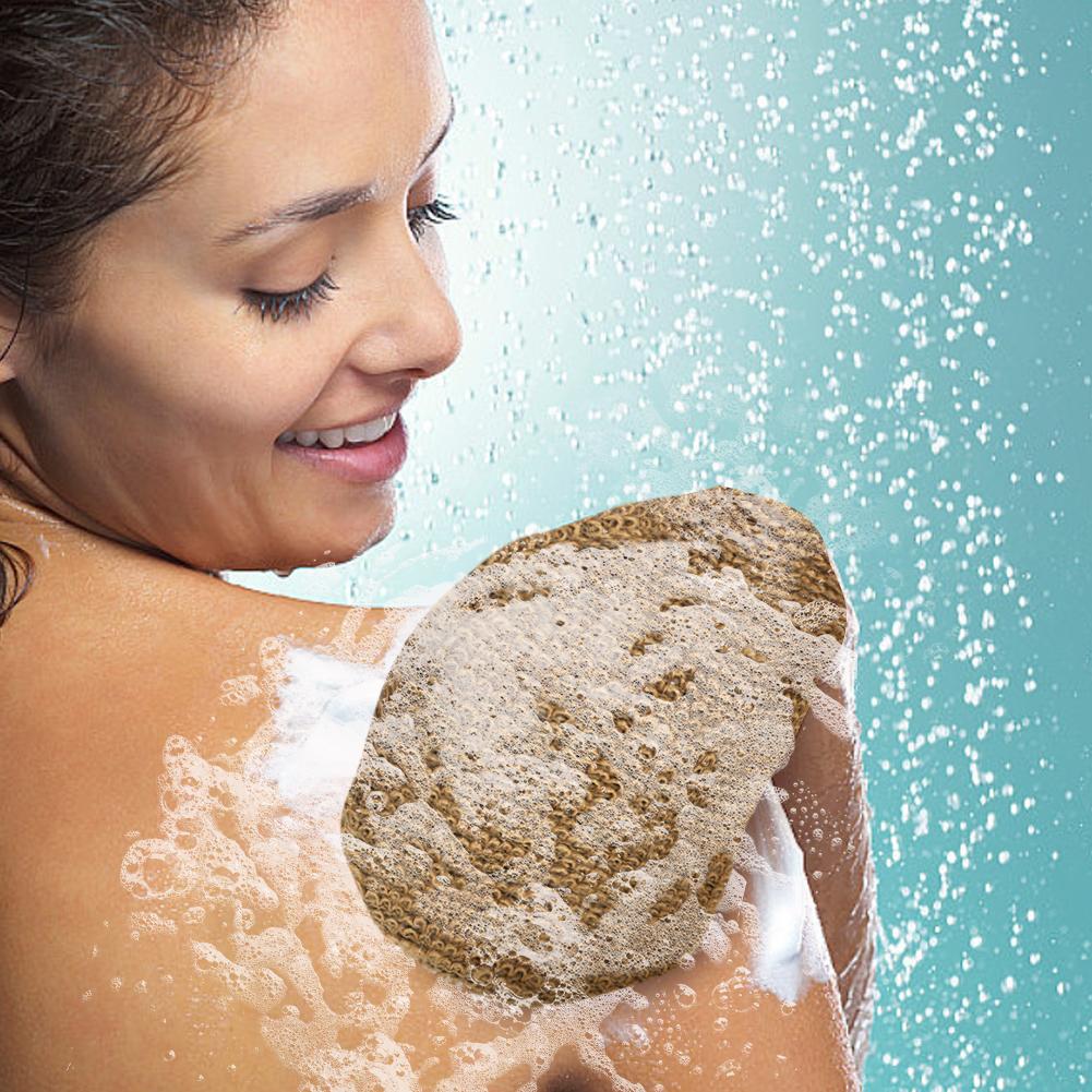 Back Exfoliating Strap with Glove Body Exfoliating Belt Hemp Long Back Towel for Deep Cleaning Skin Relax