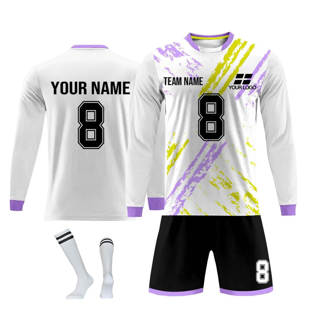 Kit de camisas personalizadas masculinas meninas com número de nome camisas de futebol personalizadas para meninos terno de treinamento