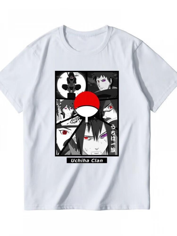 Naruto Kakashi Anime Childrens Tshirt 100 Cotton Cartoon Printed Parent Child Wear Summer Casual Fashion Short Sleeve