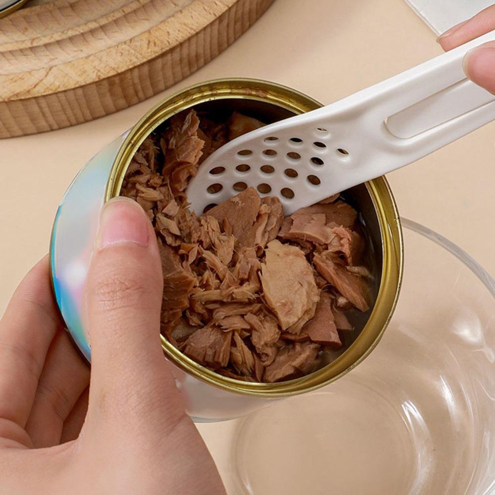2 Pcs Wet Dry Use Cooking Spoon Plastic Food Can Spoon Durable Can Opener Spoon Outdoor Camping
