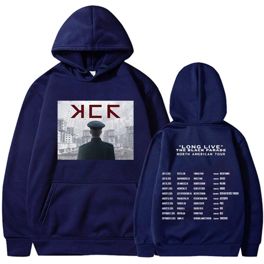 

My Chemical Romance Band Hoodies Long Live The Black Parade 2025 Tour Hooded Sweatshirt Men s Women Vintage Oversized Pullovers 3XL