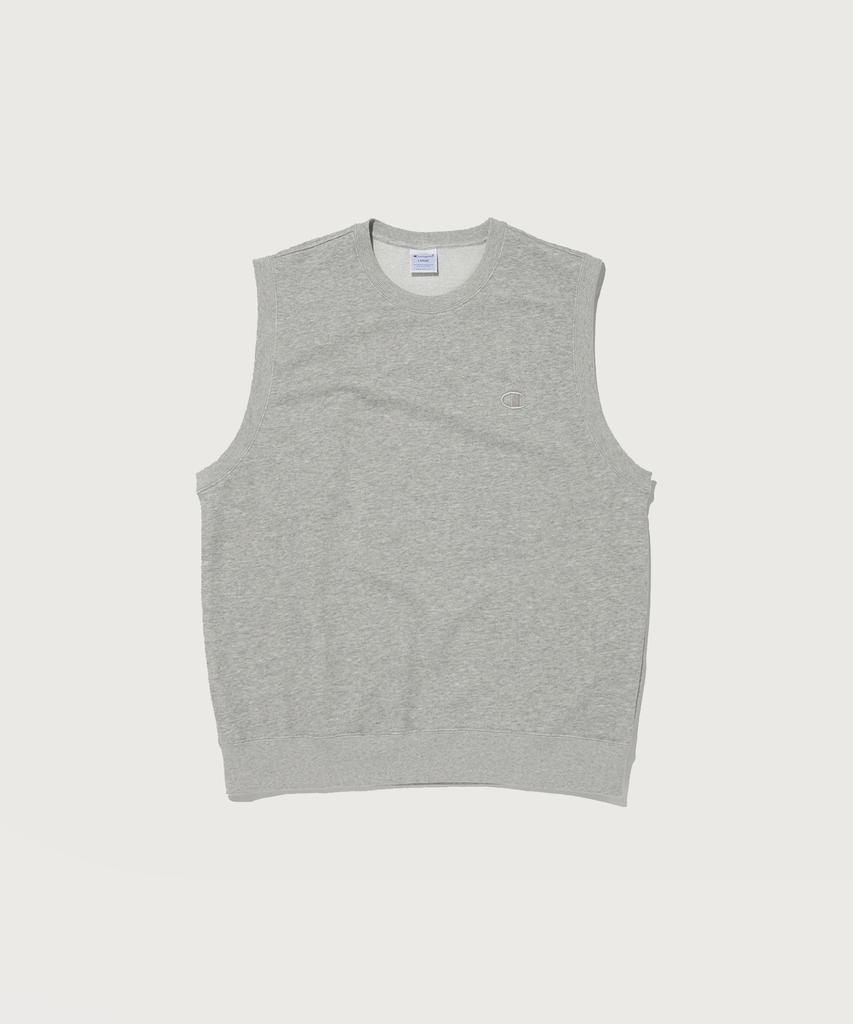 CHAMPION Oversized Sweat Vest Normal Grey