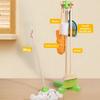 Cleaning Wooden Kids Toy Kit Interactive Role Play Emotional Cognitive Growth