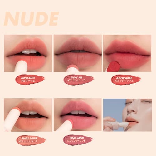 Rom&nd ZERO MATTE LIPSTICK Zero Matte Lipstick (10 Pink Sand)