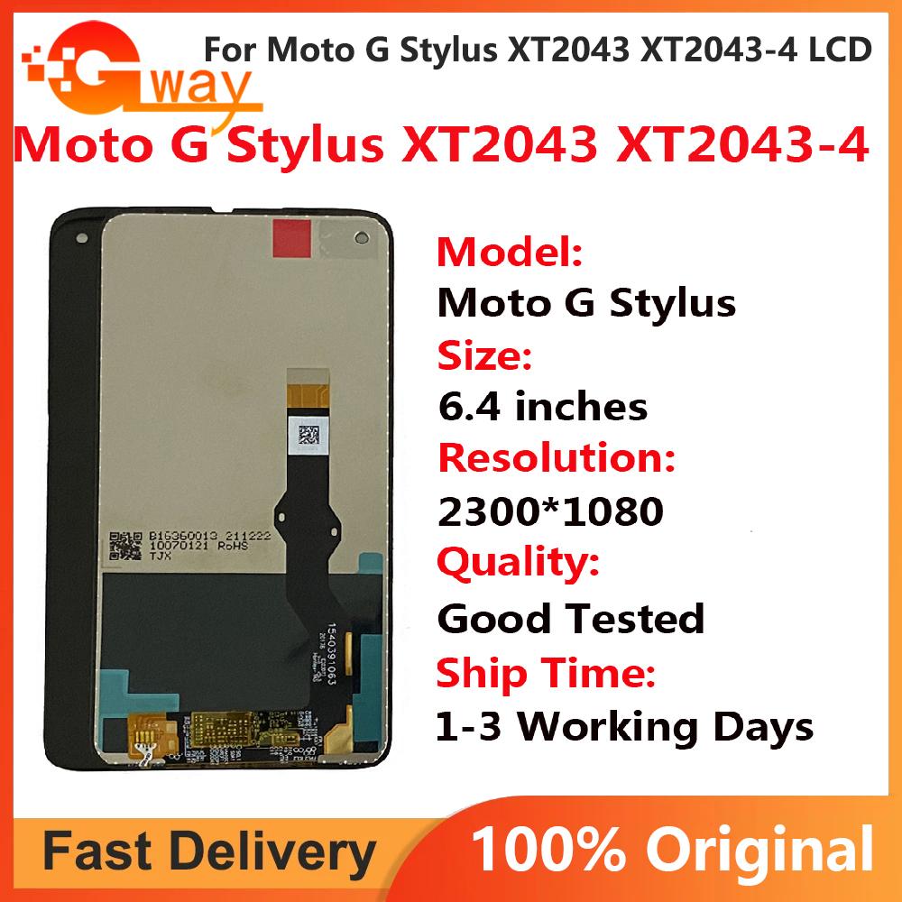 

LCD Screen and Digitizer Full Assembly For Moto G Stylus XT2043