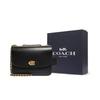 Coach Madison 23 Glatte Kette Klappe Leder Kleine Schulter Crossbody Tasche Damen Taschen Schwarz 5211-B4BK