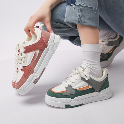 Thick Baseplate Shoes Women's Spring and Autumn New Ins Trendy Fashion Versatile Casual Sports Little White Shoes