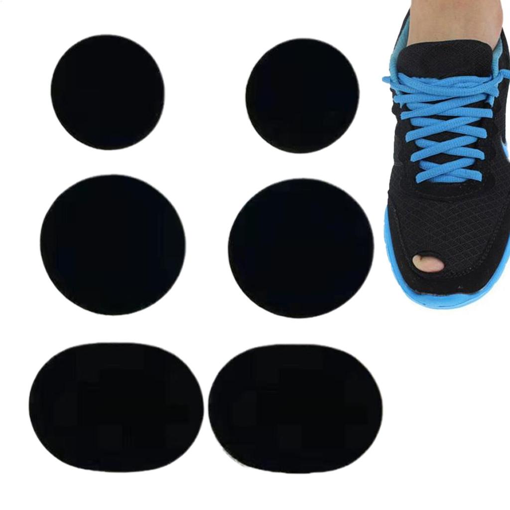 6pcs Repair Patch For Shoes Self Adhesive Heel Wear Hole Wear Sports Shoes Patch Back Pad Anti Wear Shoe Patches For Toe Holes