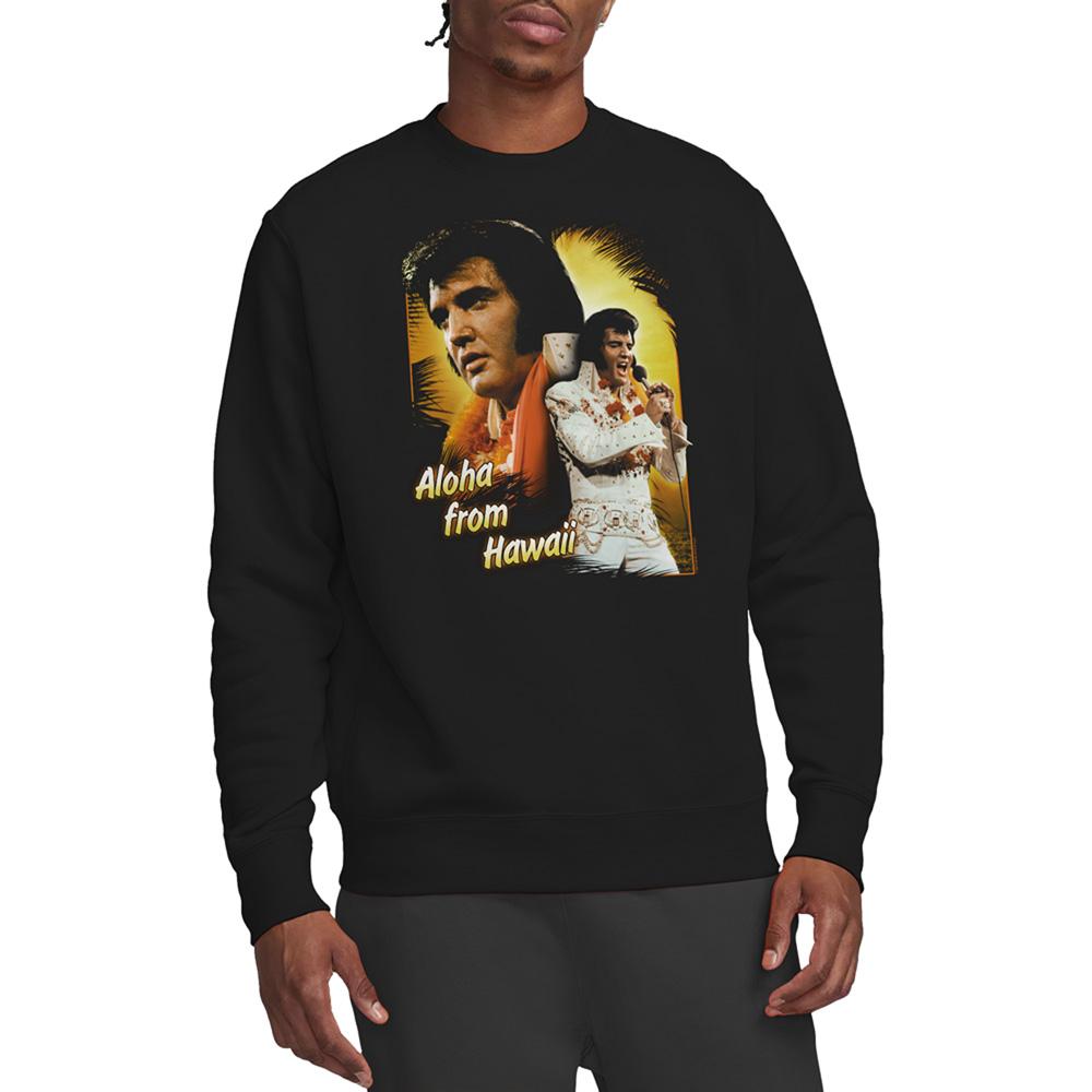 Elvis Presley Unisex Adult Aloha Sweatshirt