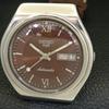 AUTOMATIC VINTAGE SEIKO 5 6309A JAPAN MENS BROWN COLOR DIAL WATCH a500833-5 R154-a500833