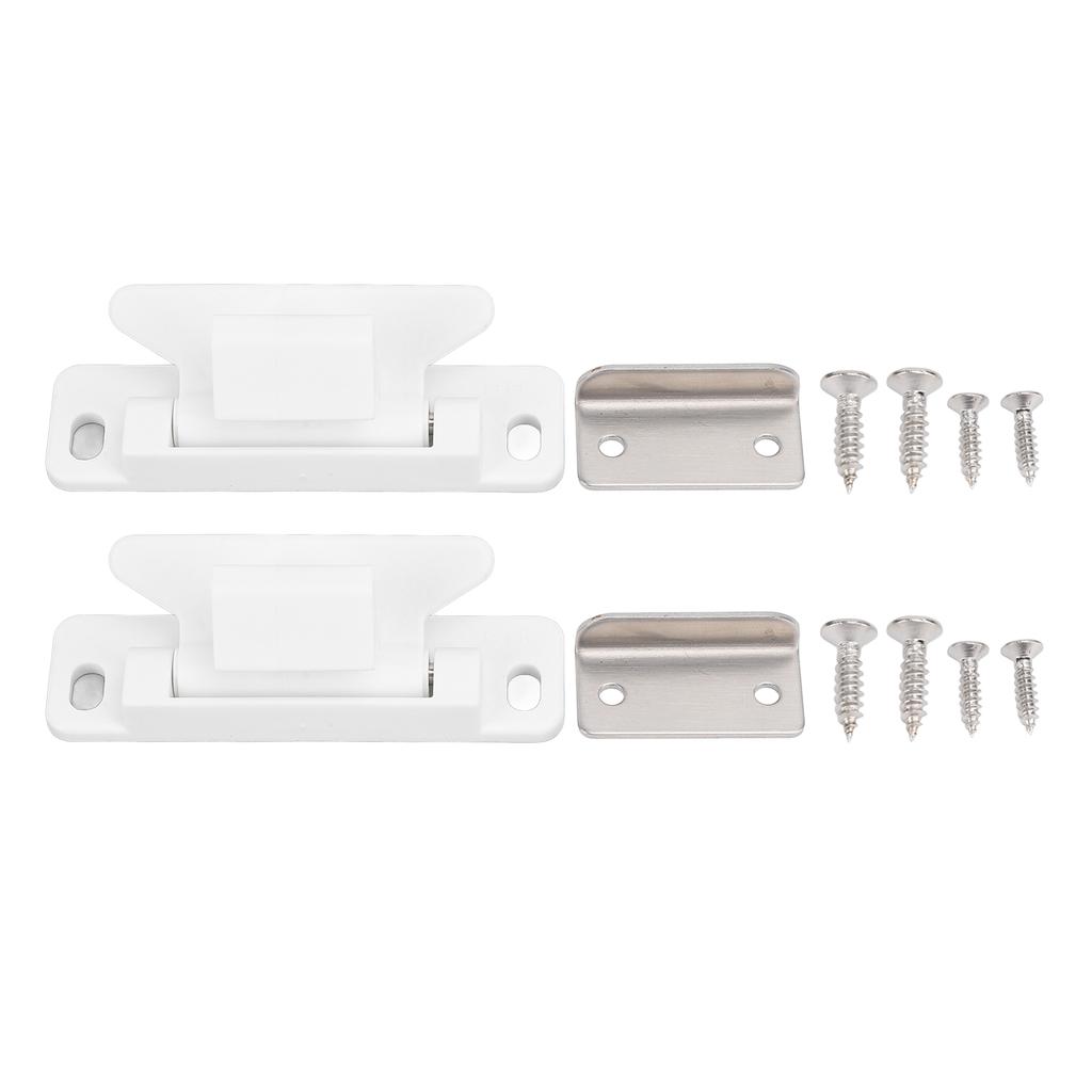 2 Sets RV Drawer Latch Oxidation Resistant Sturdy Enhanced Safety Cabinet Lock Latch for Trailer