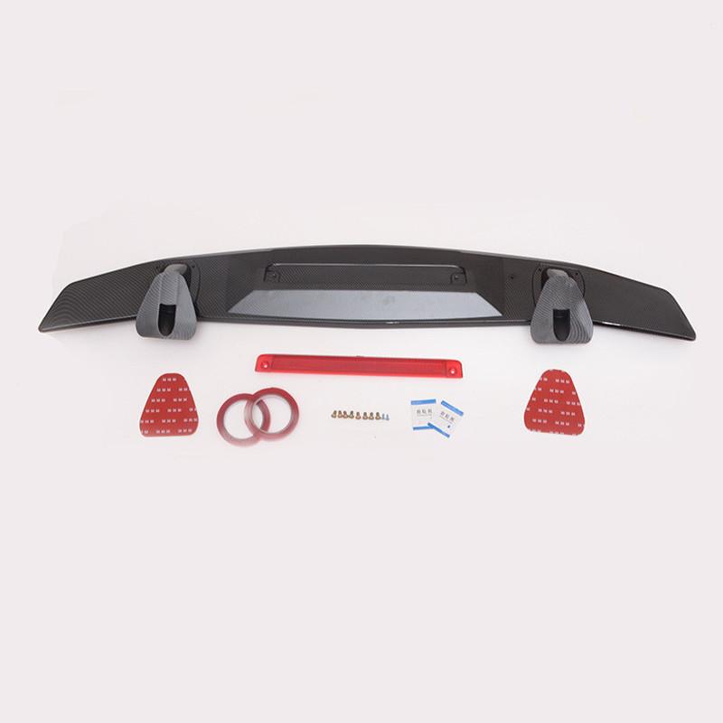 Tuning Car Spoiler Universal for Sedan Rear Fits for BMW Honda Tesla Cruze Car 3D Carbon Fiber Rear Hatchback Auto Trunk Wing