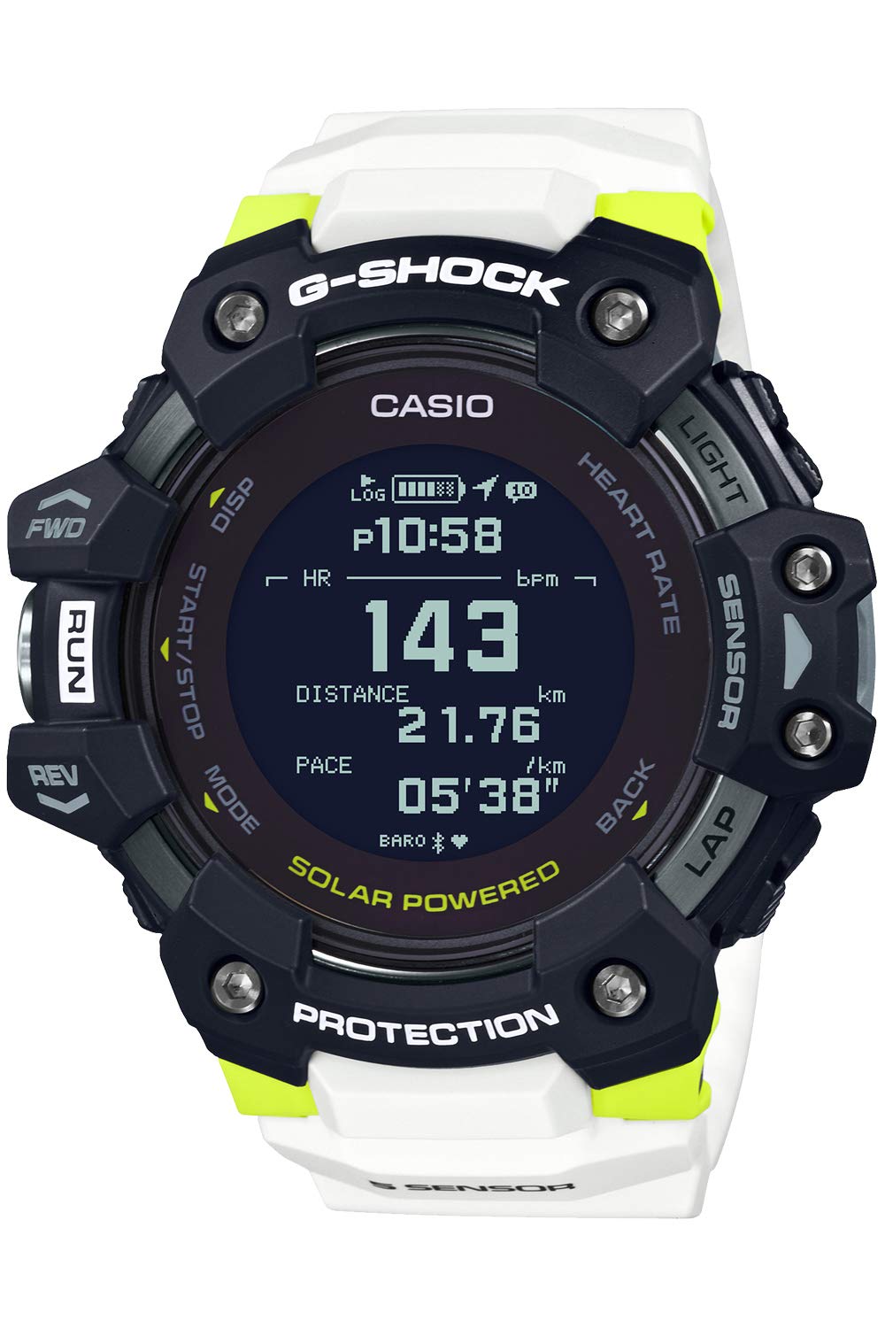 

Casio Білий Годинник G-Shock G-SQUAD GBD-H1000-1A7JR Чоловічий білий
