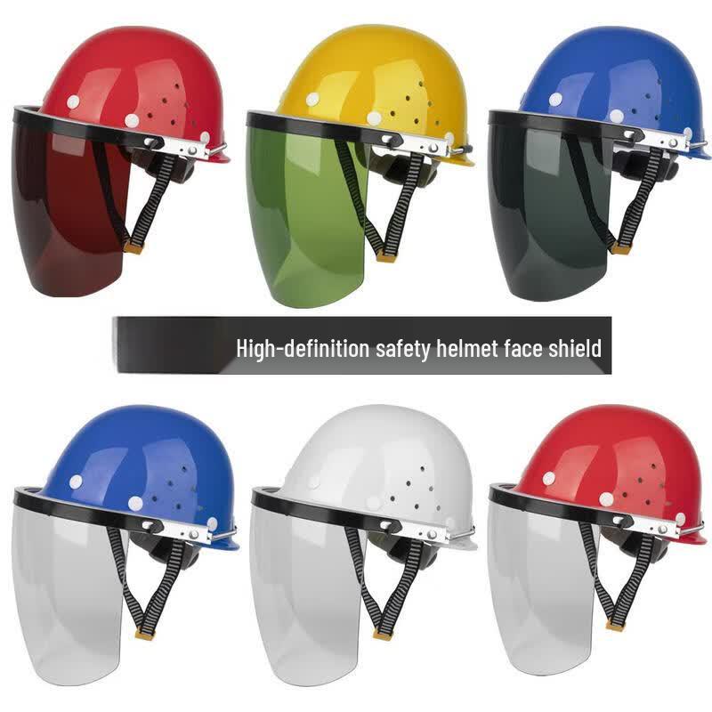 Junyue PC Protective Face Shield with Safety Helmet