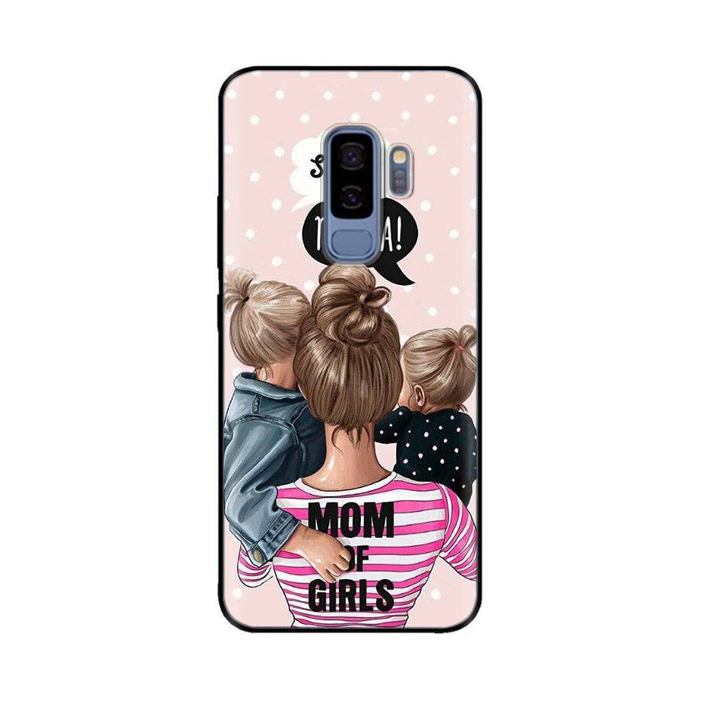 For Samsung Galaxy S9 Case Mobile Phone TPU Silicone Protective Cover for Samsung S9 Plus S9+ S 9 Back Cover Paintted Bumper