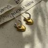 Xiaomi 925 Sterling Silver Earrings For Women Trendy Big Simple Gold Sparckling Earring Jewelry Prevent Allergy Party Accessories Gift