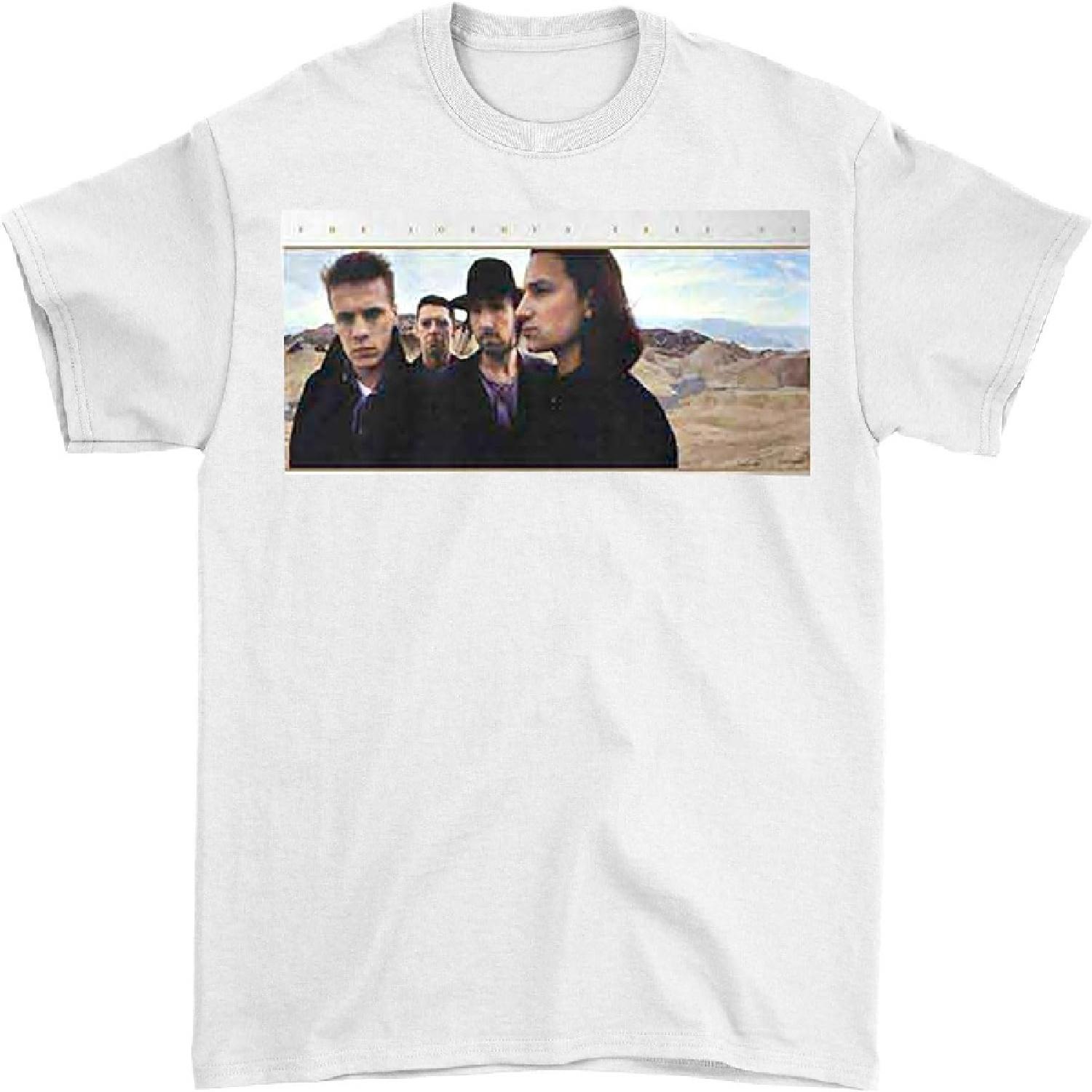 U2 T Shirt Joshua Tree Photo 2017 European Tour New Official Mens White Ex Tour Size XL S белый