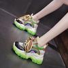 Fashion Women Platform Sneakers 9cm Height Increasing Chunky Casual Shoes Sports Vulcanized Shoes Woman Colorful Female Fashion Sneakers