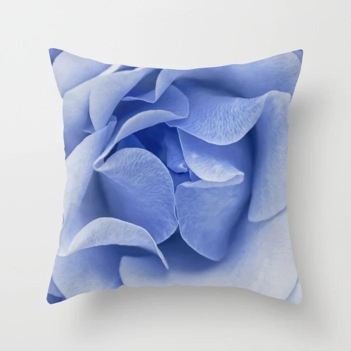 New American Rose Pillowcase Home Sofa Pillow Cushion Cover Soft