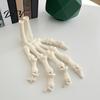 Handmade Bone Models for Party Halloween Skeleton Hands, 3D Printed Hand Bones Model, Realistic Scary Props Decorations Spooky Claw Prop Home