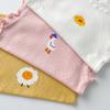 Girls Summer Thin Mesh Breath Cotton Edge Vest Baby Girl Cartoon Sleeveless Bottom T-Shirt Top