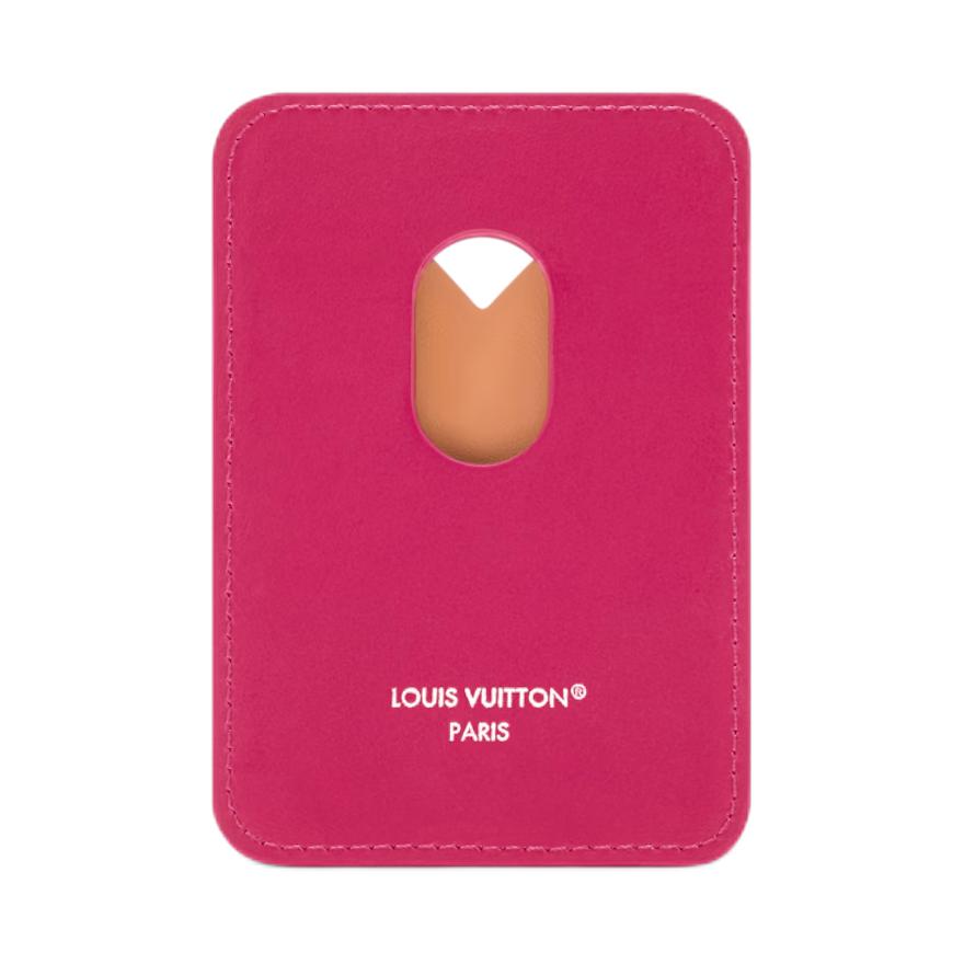Louis Vuitton Magnet Monogram Coated Canvas Card Holder Men Card Holder Rose-Pink M26944
