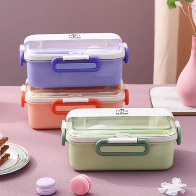 Useful Large Capacity Lunch Organizer BPA Free Student Divided Lunch Container Office Worker Lunch Food Box