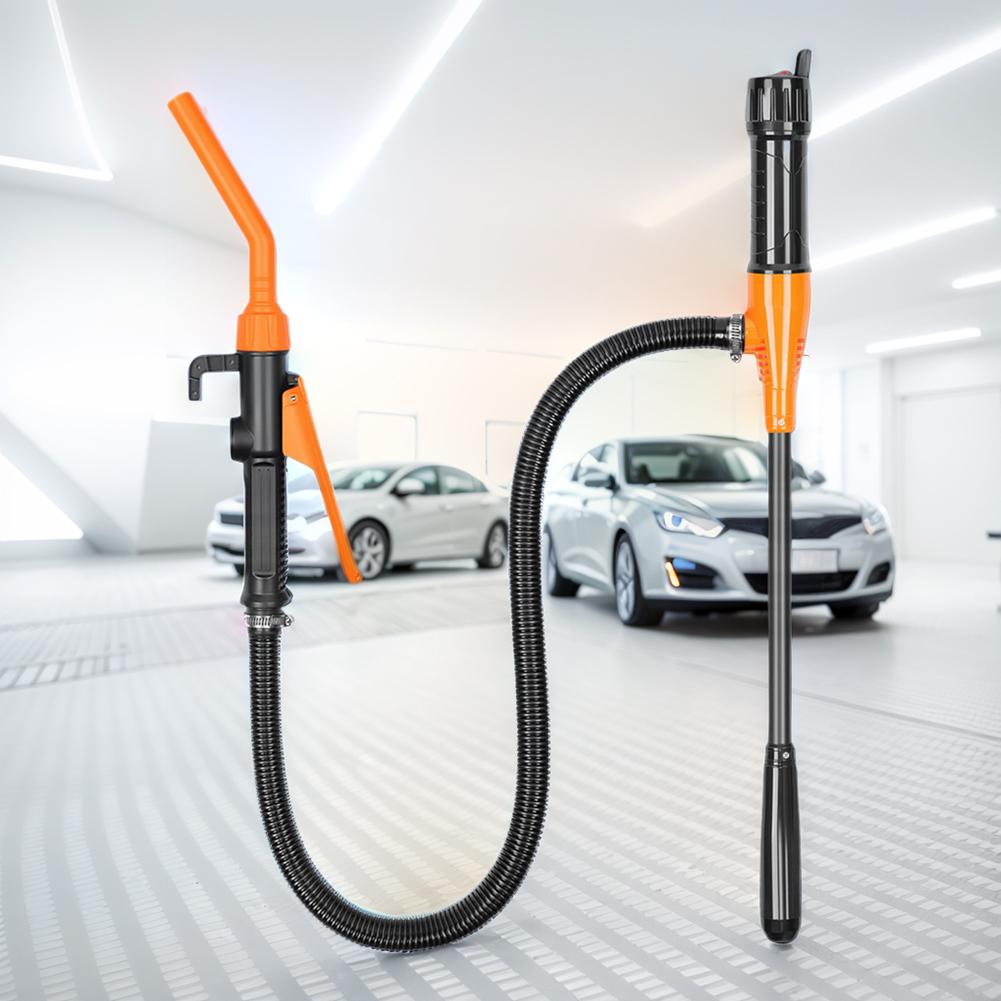 Portable Liquid Transfer Pump Battery Powered Car Gas Oil Pump 2.4 Gallons Per Min Liquid Gasoline Tuning Fuel Gasoline Pump