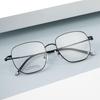 2026 Ultra-Light Pure Titanium Unisex Eyeglasses Frame, Slim Square Design, Compatible with Myopia Lenses