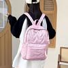Cloud Space Cotton Backpack Solid Color Student Schoolbag Fashion Bubble Shoulder Bag  Lady/Girls