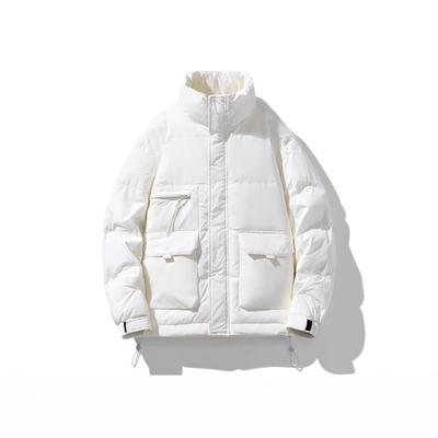 2024 Winter New White Duck Down Jacket Men's Couple Outdoor Tooling Down Jacket Jacket Top