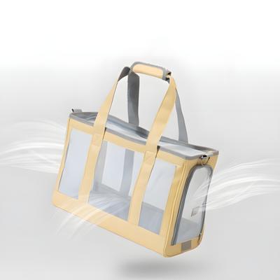 Bolsa de transporte para cães Romally mesh com ventilação de 5 lados, shampoo coreano para animais de estimação