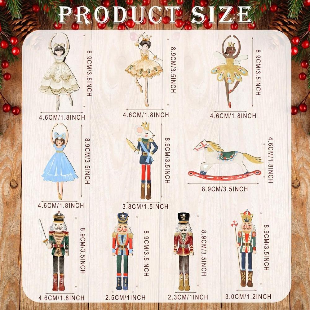 

20 шт. мода 20 шт. рождественская подвеска деревянная красочная рождественская декорация мультяшная фигурка рождественская елка орнамент рождество