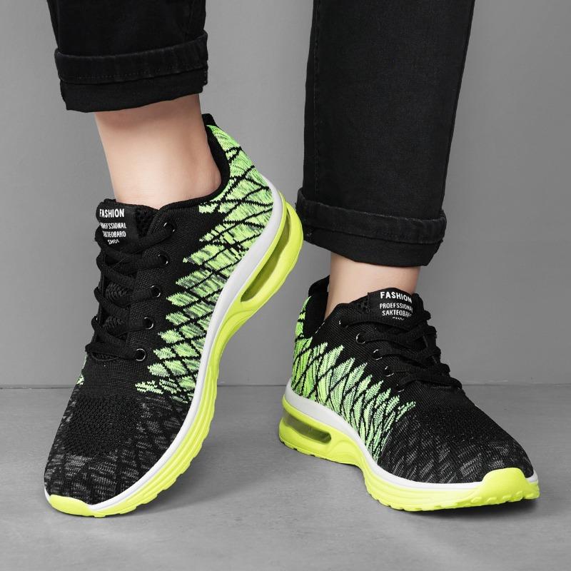 Pantofi sport, Pantofi casual, Pantofi de bărbați respirabili tricotati cu tehnologia Fly, Mărimi mari, Pantofi de alergare ușori