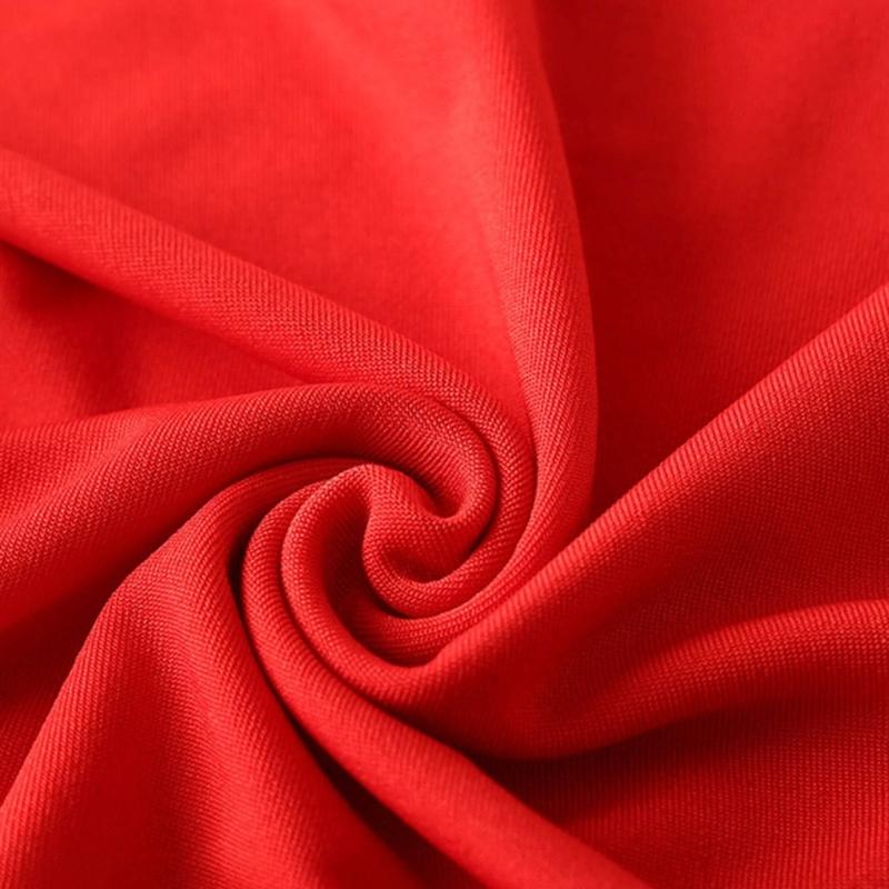 Chair Back Cover Christmas Kitchen Chair Slipcovers In Santa Hat Shape For Holiday Decoration Chair Covers