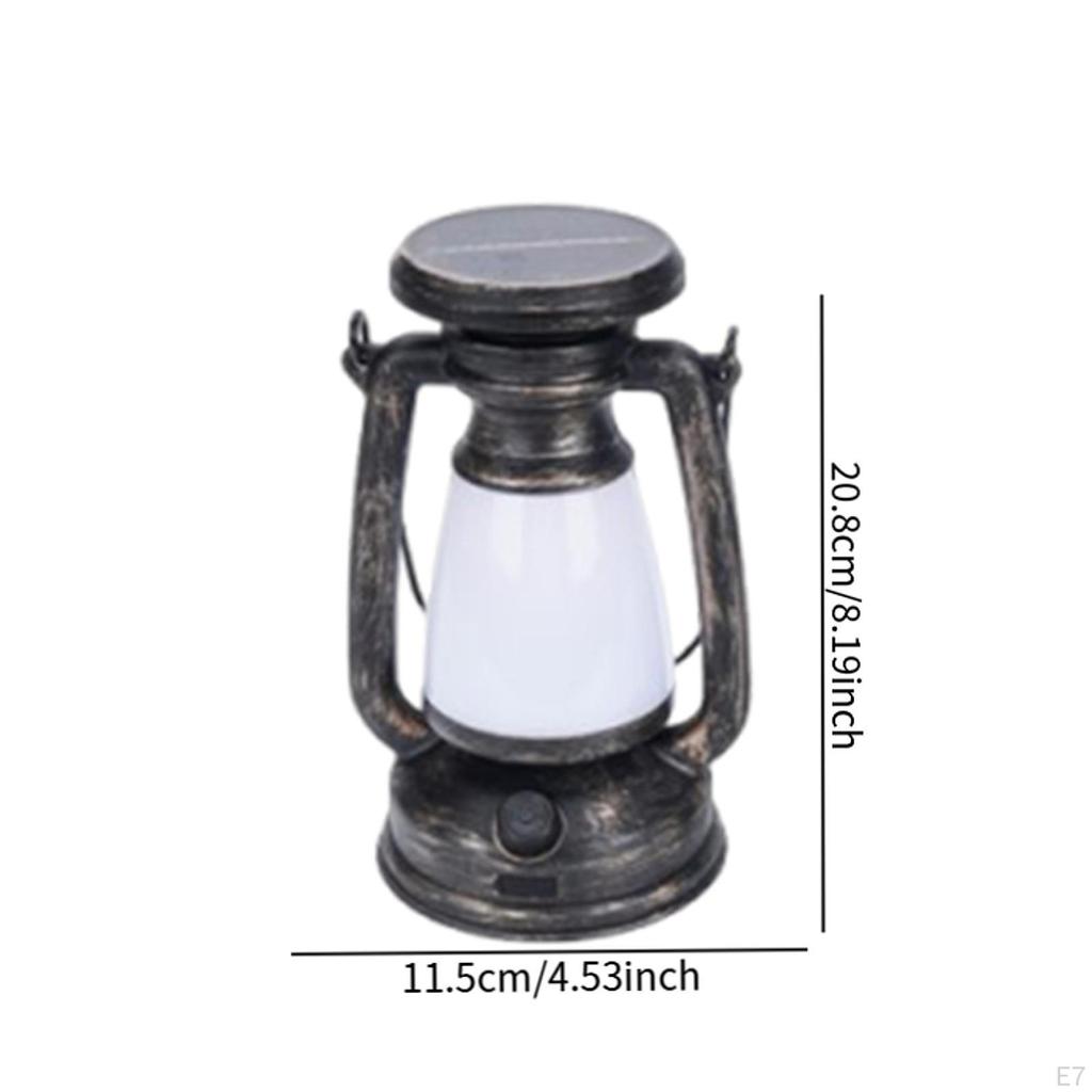 LED Vintage Design Lantern Camping Lamp Decorative Sturdy Creative Retro Landscape Decor for