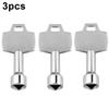 1/2/3/4Pcs Trash Can Key Utility Keys For Garbage Ms705 Cam Lock Triangular Lock Triangle Cabinet Spanner Elevator Door
