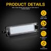 1PC Canbus White 18SMD Auto Rear Led License Plate Lights Lamp Fits For Renault Dacia Sandero II After 2012 No Error
