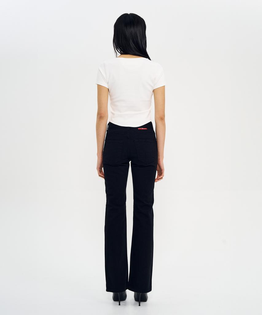 Woldeudillema Boot-Cut Pants (Black)