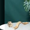 Hamster Hideout Bridge Climbing Ladder Wooden Mouse Toy for Dwarf Mice Gerbils and