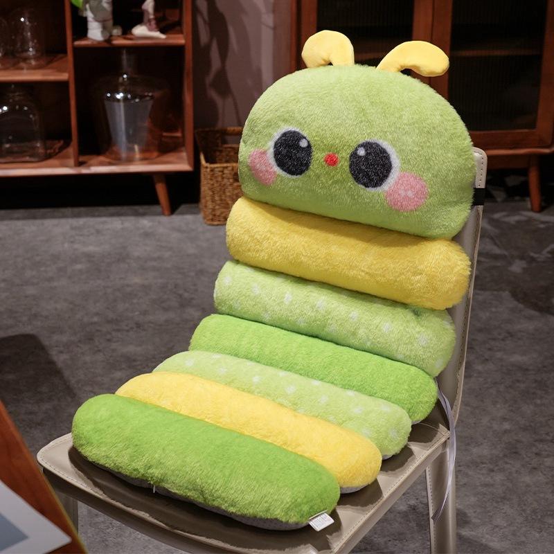 Autumn And Winter Thickened One-Piece Seat Cushion Lazy One-Piece Butt Cushion Office Cat Claw Cushion Caterpillar Plush Chair Cushion
