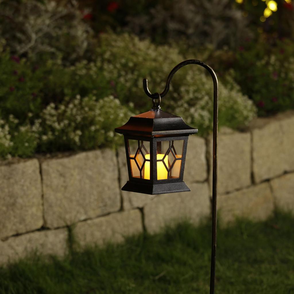 Takasho Galt Solar Lantern Light, Black