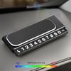 Mini Portable Phone Number Plate Car Number Plate For Temporary Use Parking Card Phone Number Display Auto Interior Accessory